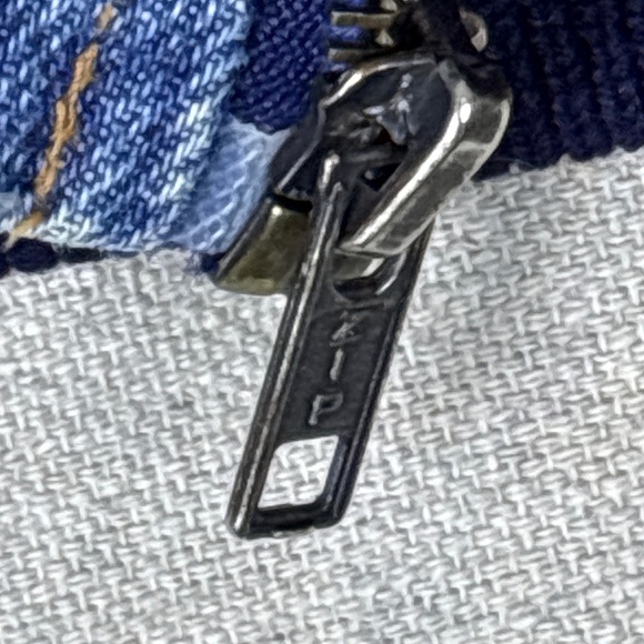 Vintage 80’s Xceptions Drop Shoulder Red Flannel Lined Striped Denim Hoodie Rare - Picture 6 of 7